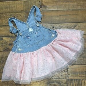 Oshkosh 12 month unicorn  overall dress